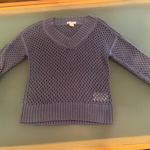CLUB MONACO Cotten V-Neck Sweater.